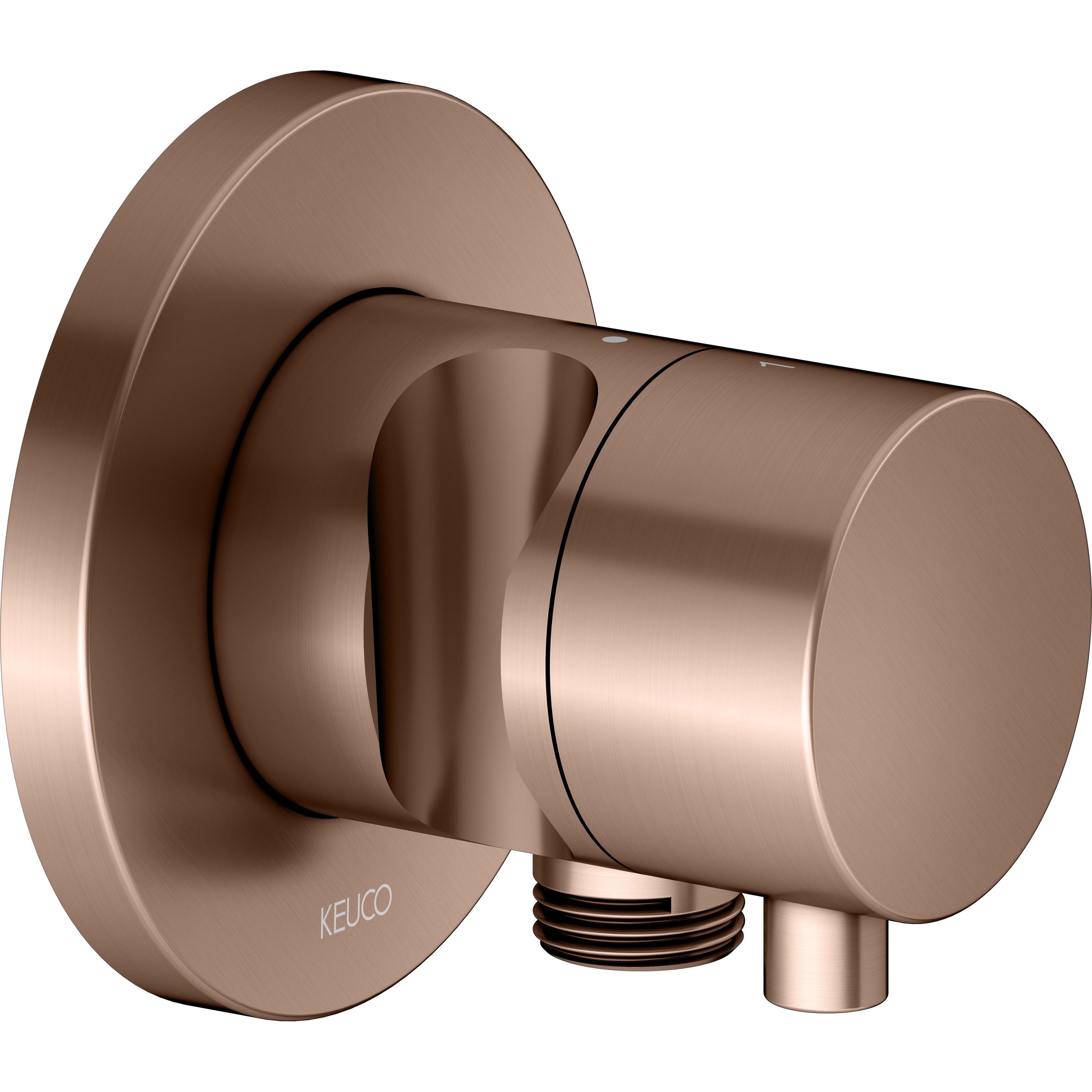 Keuco, Badarmatur, IXMO Umstellventil UP 2 Verbraucher, Schlauchanschluss, Comfort Griff und Brausehalter, ohne A
