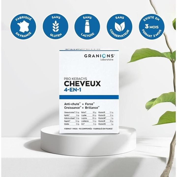 Actual product image Granions Pro Keracys 4-In-1 Anti-Hair Loss Strength Growth