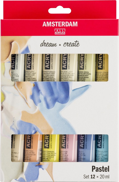 Actual product image Amsterdam Acrylic colour pastels (Multicoloured, 240 ml)