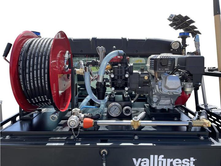 Actual product image Vallfirest Skid unit UTV, diaphragm pump, PP tank 36 l/min, 40 bar, 320 l