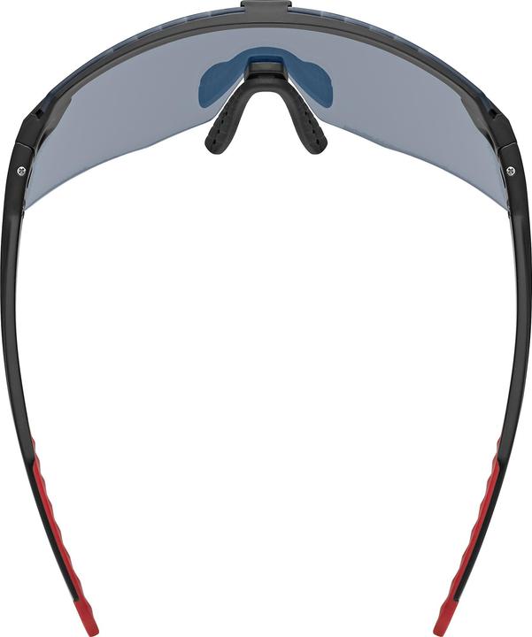 Actual product image Uvex pace stage small (black matt (red)*, Mirror Red)