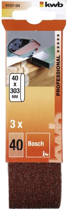 Image du produit kwb Bande abrasive 40X303 K40 (40)