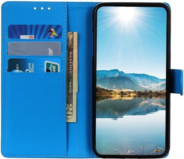 Produktbild MU Classic Litchi Leder Bookcover Series (OnePlus Nord N200 5G)