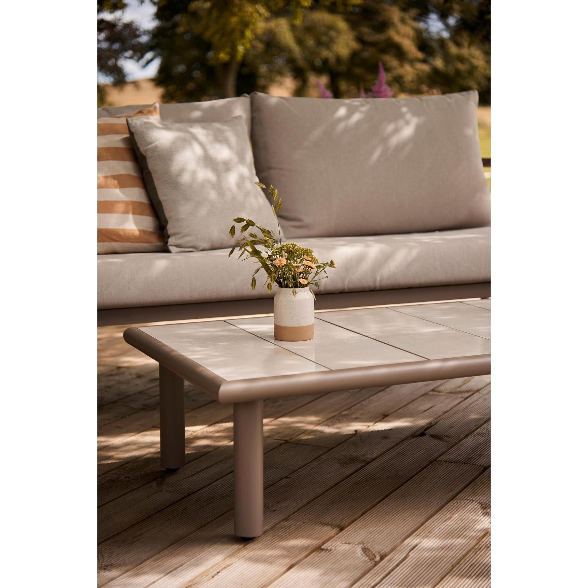 Thumbnail - Schou, Gartenlounge, Loungeset Olga, Set 4-teilig, Dusty Walnut