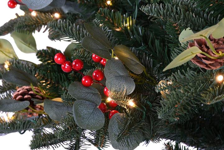 Image du produit Esprit Arbre de Noël Home Rouge vert PVC Métal 144 x 144 x 240 cm (240 cm)