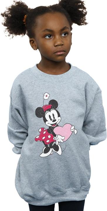 Immagine prodotto Disney Minnie Mouse Love Heart Felpa Ragazze (140, 146)