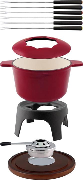 Image du produit Swissmar 11-teiliges Fondue Set "Sierra" (Fondue au fromage, Fondue au chocolat)