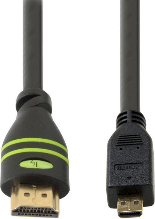 Produktbild Techly HDMI (Typ A) — micro HDMI (Typ D) (3 m, HDMI)