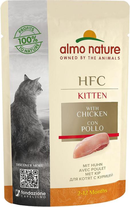 Produktbild Almo Nature HFC Kitten mit Huhn (Junior, 1 Stk., 55 g)