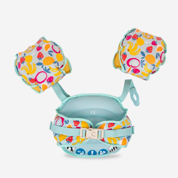 Image du produit Nabaiji Brassards ceinture évolutifs de piscine Enfant 15-30kg - Tiswim allnuts bleu