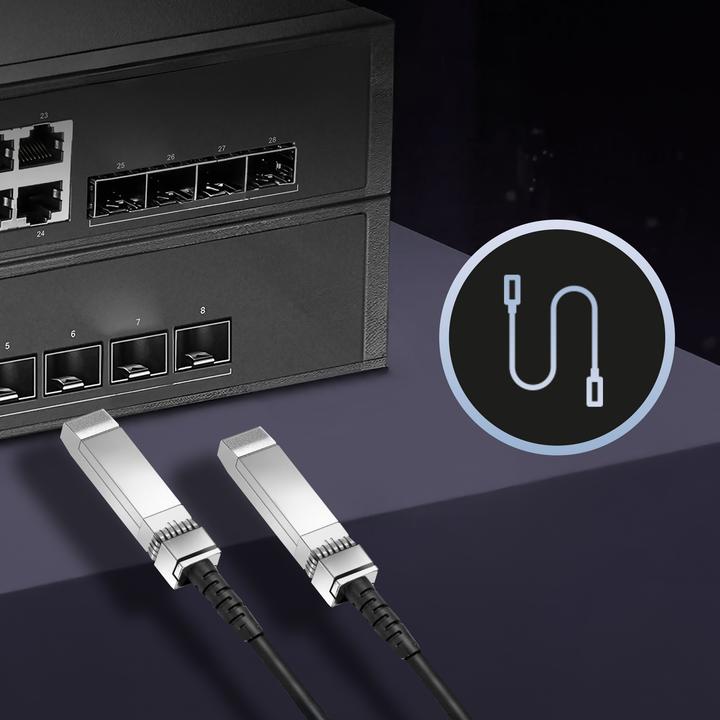 Actual product image Extralink DAC SFP+ | SFP+ DAC Cable |,, AWG30