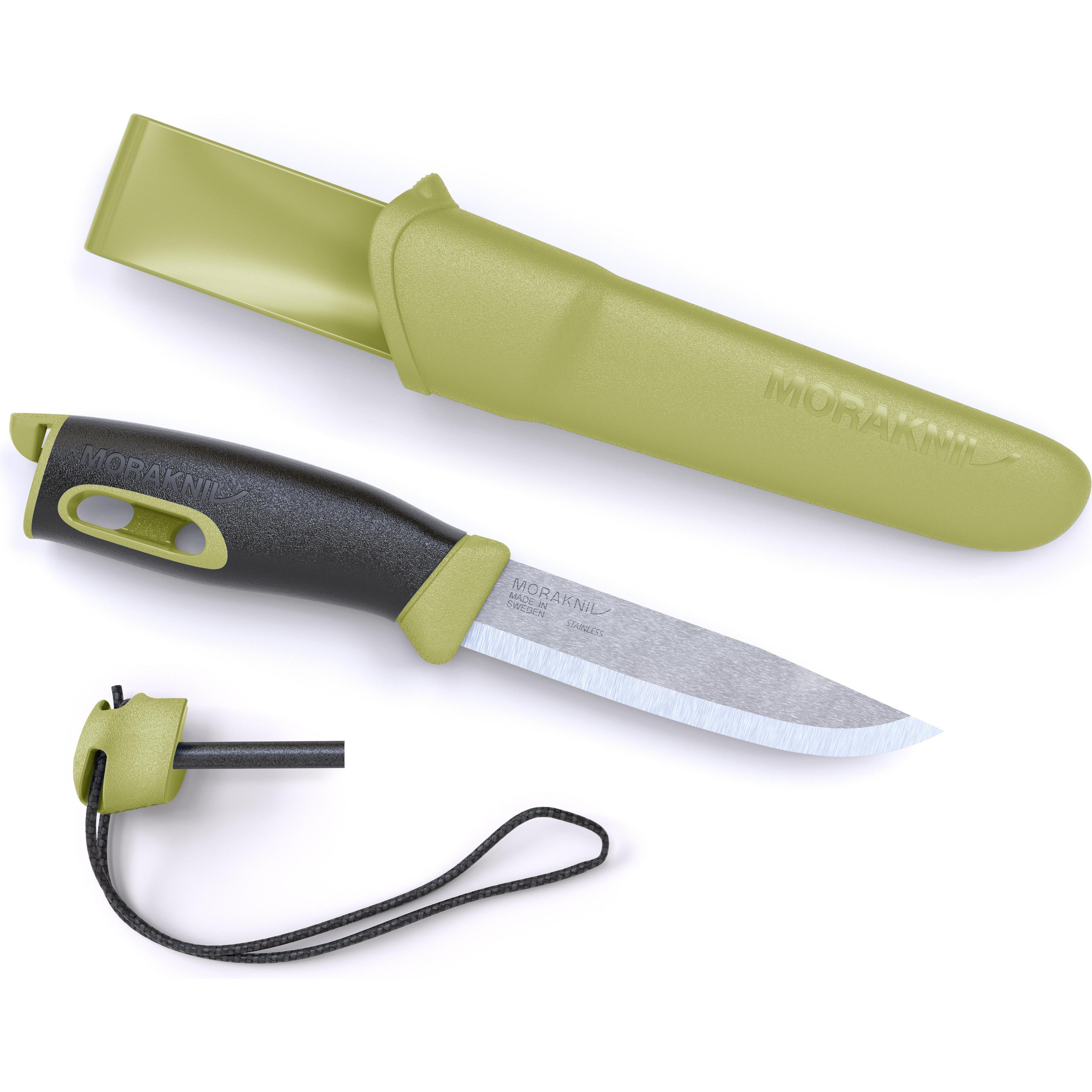 Morakniv, Mehrzweckmesser, Survival Knife Companion Spark (S) Grün (10.40 cm)