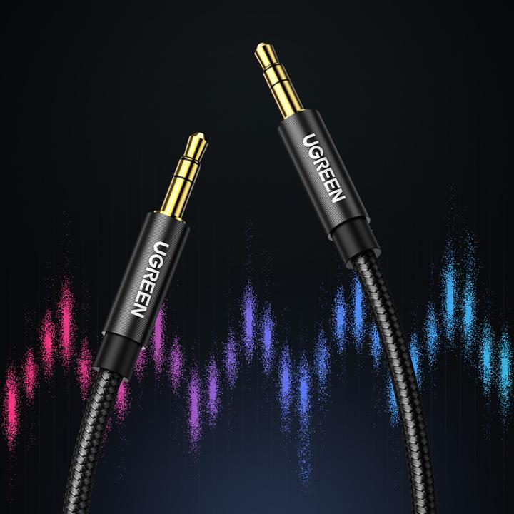 Image du produit Ugreen AV122 jack cable 3.5mm AUX 2m (blue) (2 m, Jack 3,5 mm (AUX))