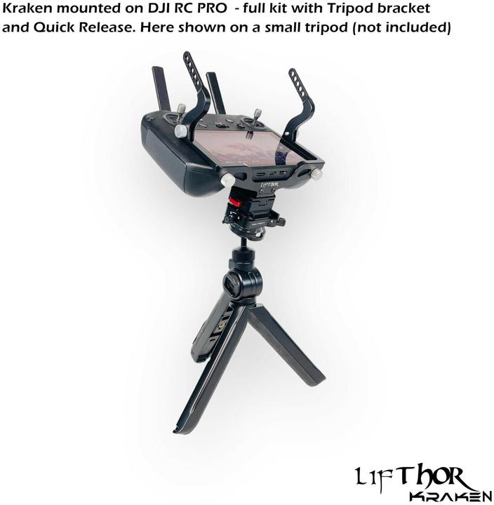 Actual product image Lifthor Tripod mount & transmitter belt KRAKEN COMBO for DJI