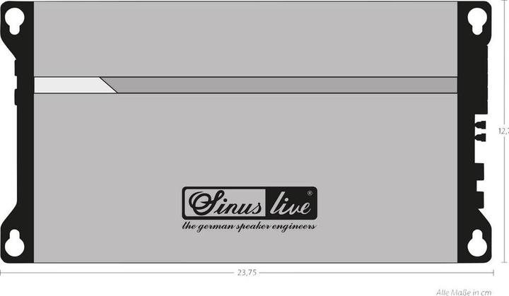 Actual product image Sinuslive Output stage (4-channel amplifier)