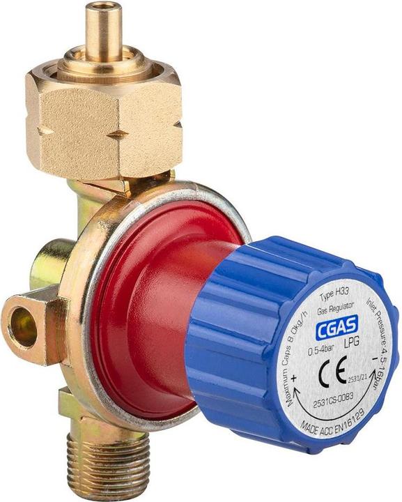 Produktbild Neo Tools Gas regulator with pressure regulator. (max. 4 bars, 8kg / h)