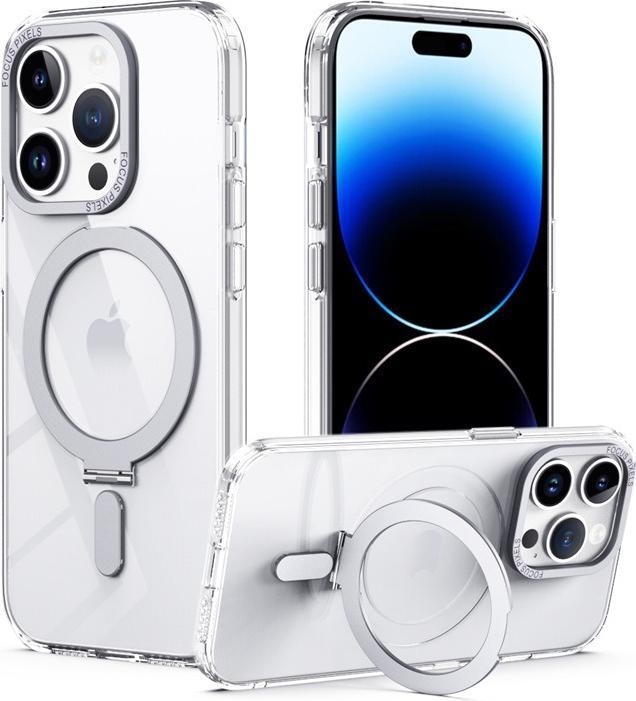 Produktbild RPD iPhone 14 Pro Max - Magsafe Stand Etui silber (Apple iPhone 14 Pro Max)