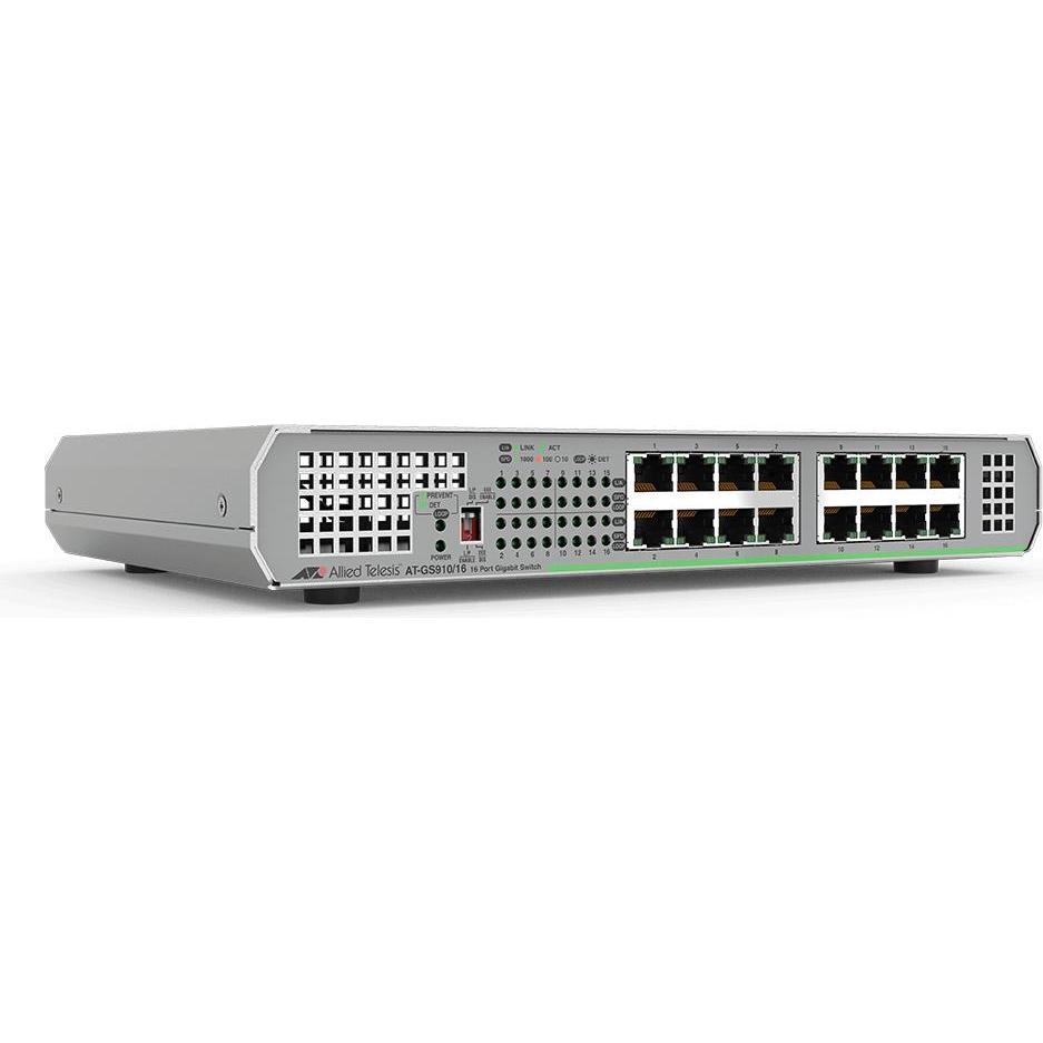 Thumbnail - Allied Telesis L2 UM. GE 16P INT.PSU (16 Ports), Netzwerk Switch, Grau