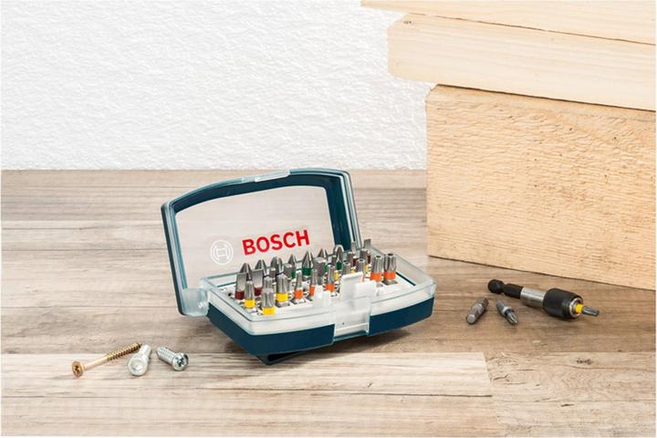 Produktbild Bosch Professional Zubehör Schrauberbit Set (Innensechsrund TX, Kreuz Phillips PH, Kreuz Pozidriv PZ, Schraubschlitz, Sechskant (hexagonal))