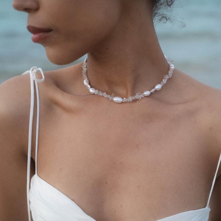 Image du produit Purelei Crystal Wave Kette (Acier inoxydable)