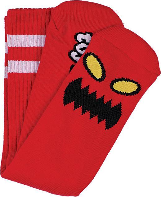 Actual product image Toy Machine Monster Face Crew Socks (One size)