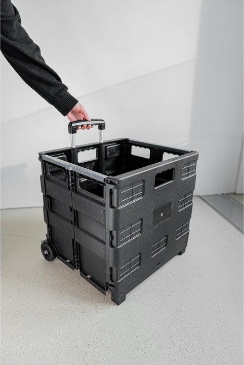 Actual product image Edi Baur Foldable trolley box Caddy, 45 L (35 kg)