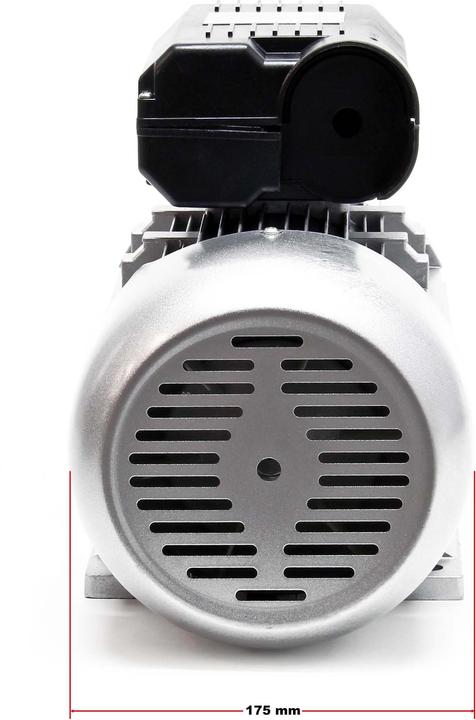 Actual product image Wiltec Professional Single-Phase Copper Electric Motor Double-Pole 230 V 2,2 kW with Copper Wire Coil