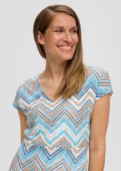 Image du produit s.Oliver Kleid Antailliertes Kleid mit Strickstruktur (36)