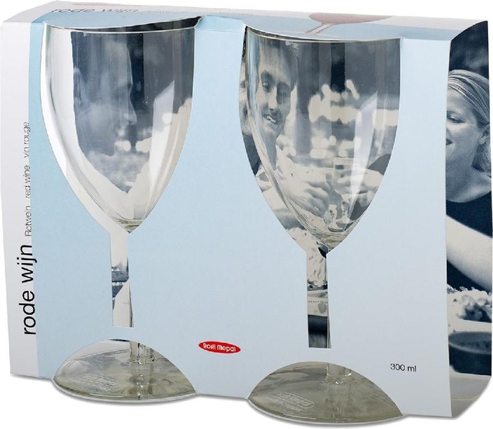 Immagine prodotto Mepal Bicchieri da vino rosso in plastica (30 cl, 2 Occhiali, Bicchieri da vino rosso)