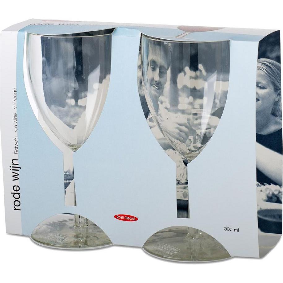 Mepal Kunststoff-Rotweingläser, Weingläser, Transparent