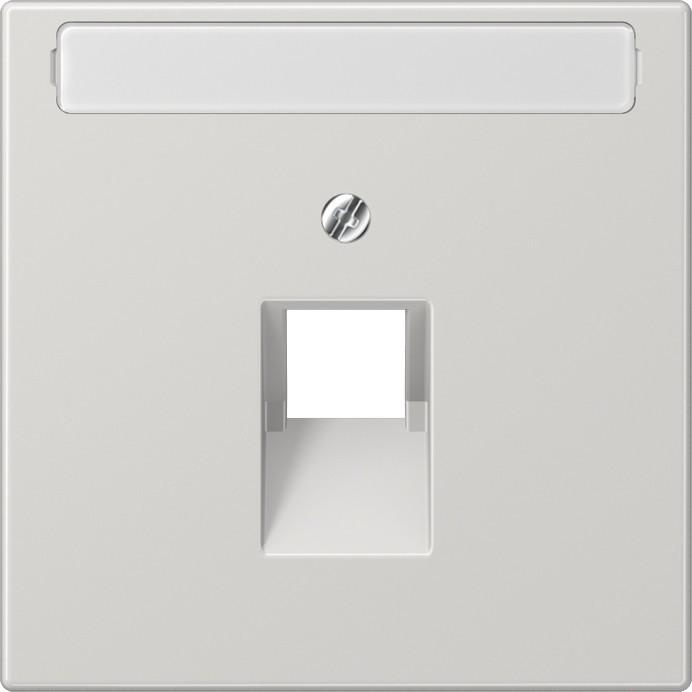 JUNG, Zubehör Schalterprogramm, Zentralplatte UAE/IAE 1f LS lgr glz LS969-1NAUALG