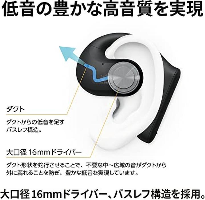 Actual product image JVC HA-NP35T-W-U (No noise cancellation, 7 h, Wireless)