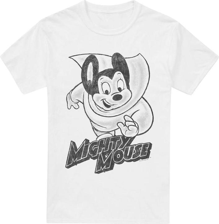 Actual product image Fruit of the Loom Mens Mighty Sketch T-Shirt (4XL)