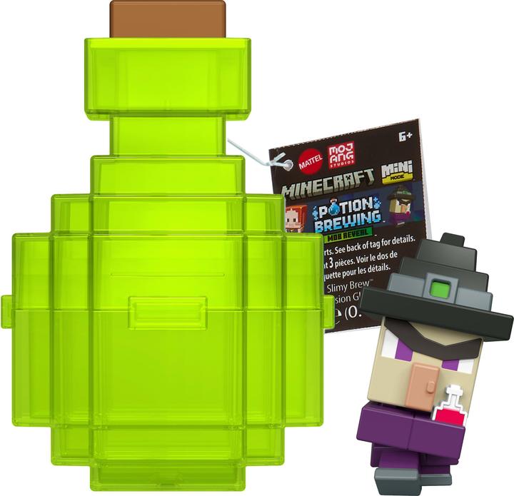 Actual product image Mattel Minecraft Mini Mode Potion Brewing Vengeful Witch