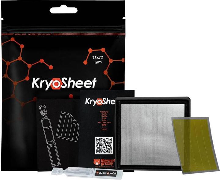 Actual product image Thermal Grizzly Kryosheet -75 x 72 mm (0.20 mm)
