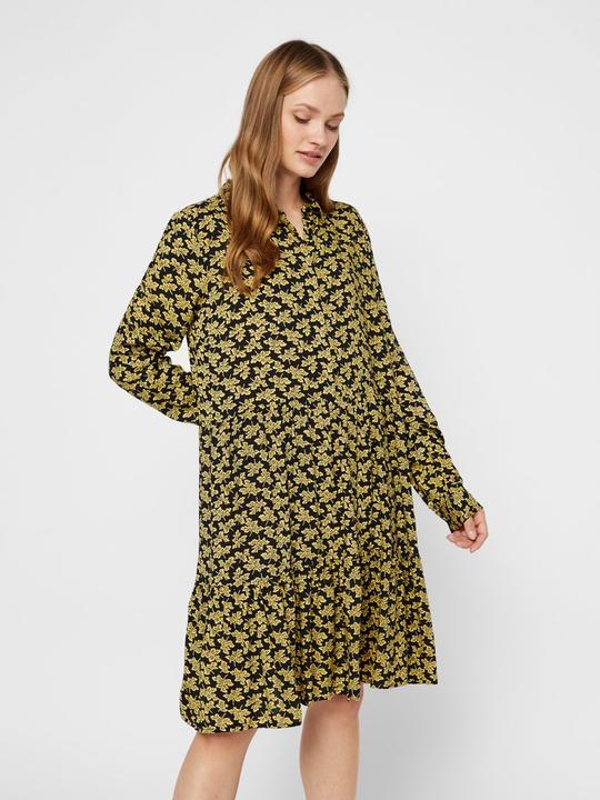 Image du produit Yas Robe chemisier en viscose à ourlet plongeant (S)