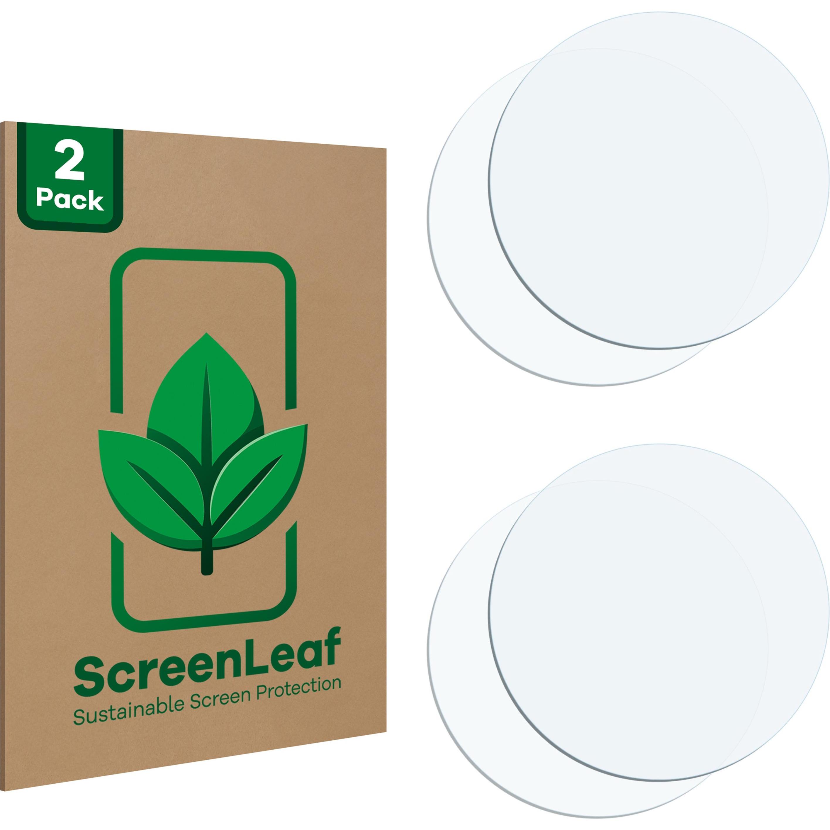 ScreenLeaf Schutzfolie nachhaltiger Displayschutz Display Schutz Folie Klar Transparent (2 Stück, Oppo AX7 Pro), Smartph...