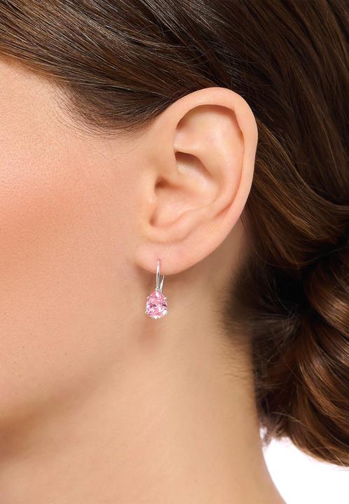 Immagine prodotto Thomas Sabo Orecchini con gocce di zirconi rosa in argento (Argento 925)