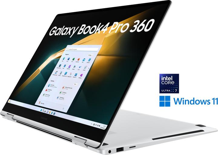 Actual product image Samsung Galaxy Book4 Pro 360 (15.98", Intel Core Ultra 7 155H, 16 GB, 512 GB, DE)