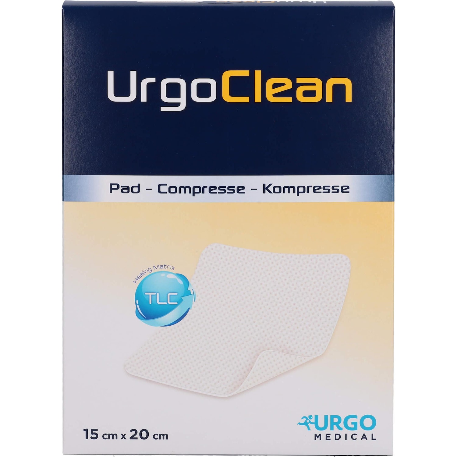 Urgo, Verbandsmaterial, URGOCLEAN KOMP 15X20CM