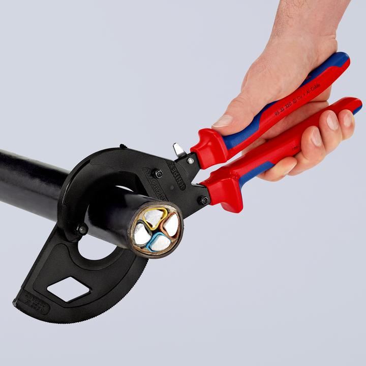 Productafbeelding Knipex Kabelschaar (ratelprincipe, drie snelheden) 95 32 320 (320 mm)