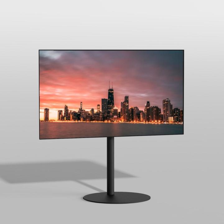 Produktbild Cavus SPHERE100B44 TV Ständer rund 32 - 55 Zoll Säule 1000 mm, schwarz (30 kg, 32" - 65")