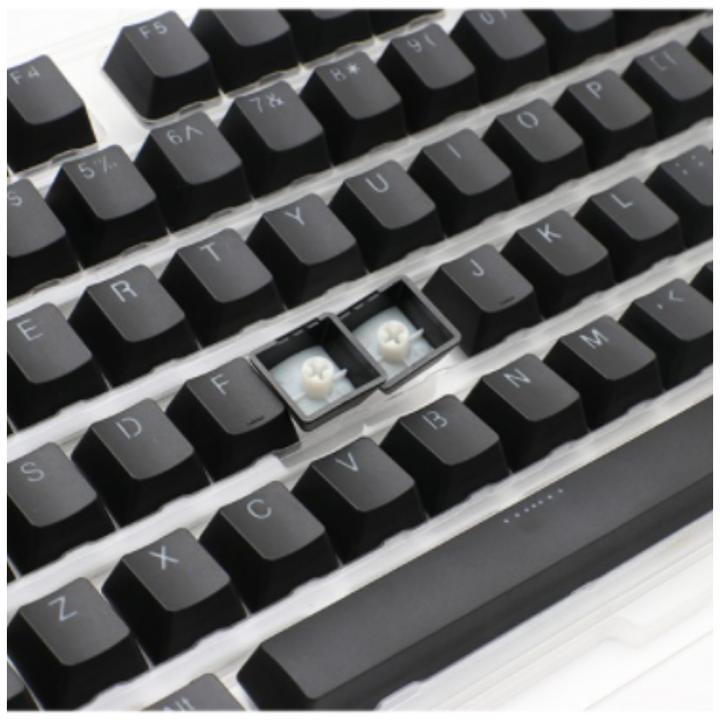 Actual product image Ducky Phantom Black PBT Double-Shot Keycap Set, US Layout - 108 keys