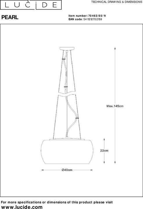 Produktbild Lucide Pearl (G9)