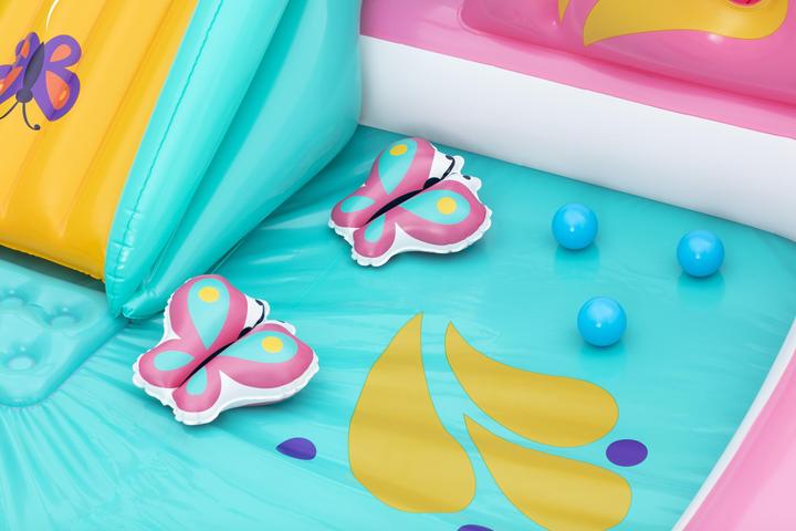 Actual product image Bestway Butterfly Wonder Kids Inflatable Water Play Center and Pool 1.80 m x 1.80 m x 1.17 m