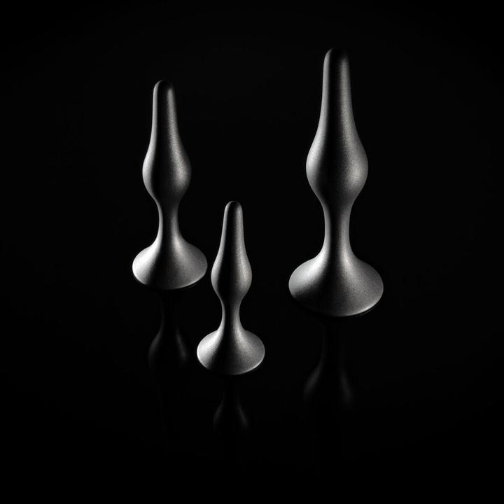 Produktbild Blush Novelties Anal Adventures Matrix Genesis Plug Kit - Puria™ Silicone Anal Plug, Ultrasilk® Smoo