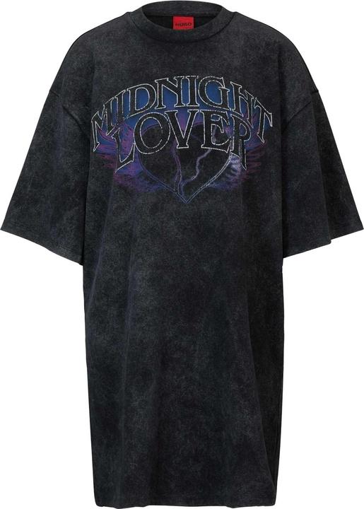 Produktbild HUGO Nelaja TShirtKleid Baumwolljersey Übergross (34)