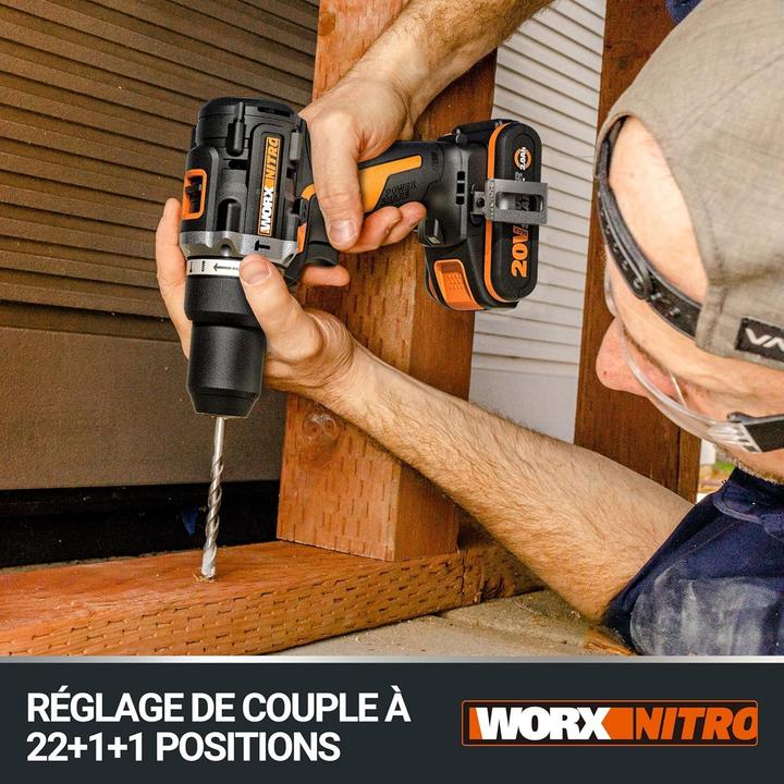 Image du produit Worx Perceuse à percussion 20V WX352