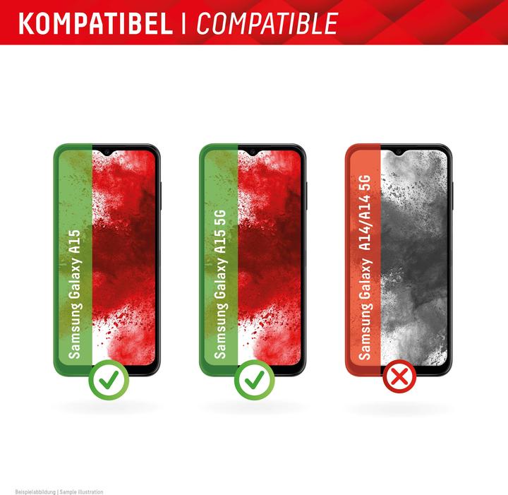 Produktbild Displex Real Glass, 2D Panzerglas (1 Stück, Samsung Galaxy A15 5G, Samsung Galaxy A15)