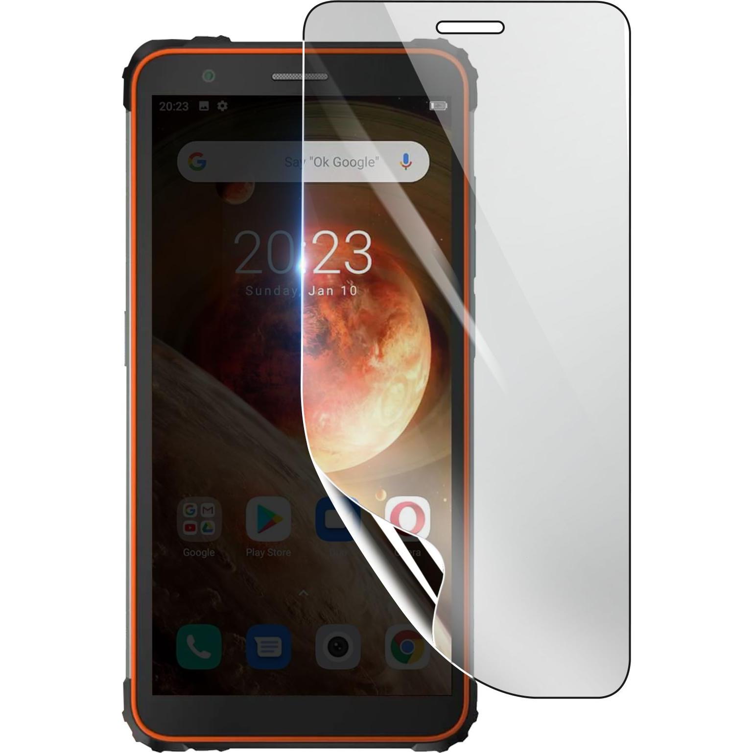3MK Hydrogel Bildschirmfolie für Blackview BV6600 (1 Stück, Blackview BV6600), Smartphone Schutzfolie, Transparent